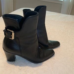 Geox black ankle boots